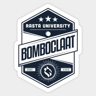 Rasta University Bomboclaat Reggae Sticker